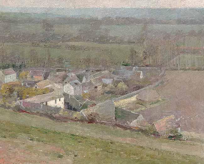 Theodore Robinson A Birds Eye View Germany oil painting art